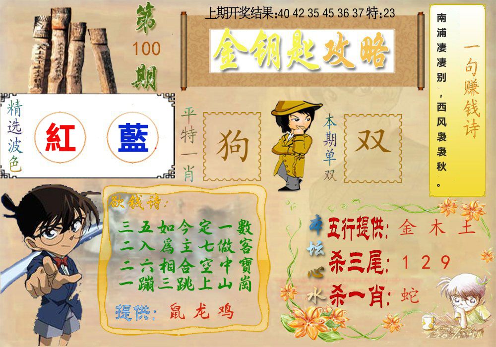 《金钥匙攻略》 第100期