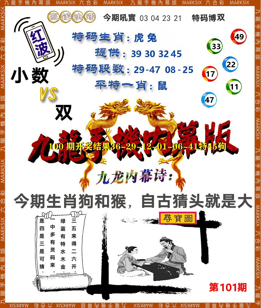 九龙手机内幕 第101期