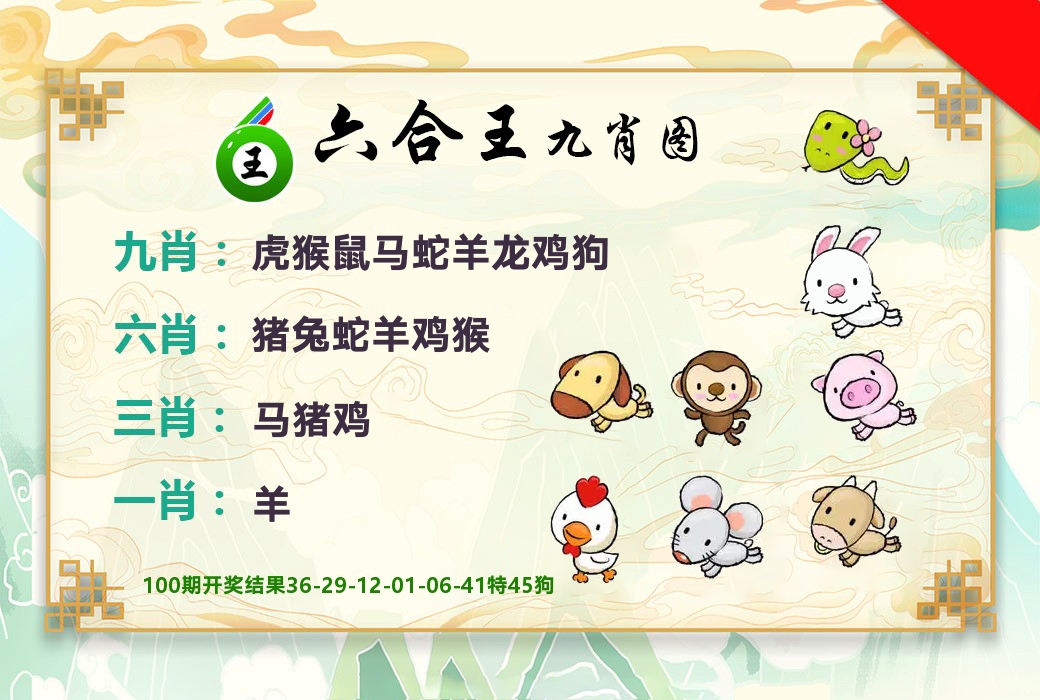 六合王九肖图 第101期