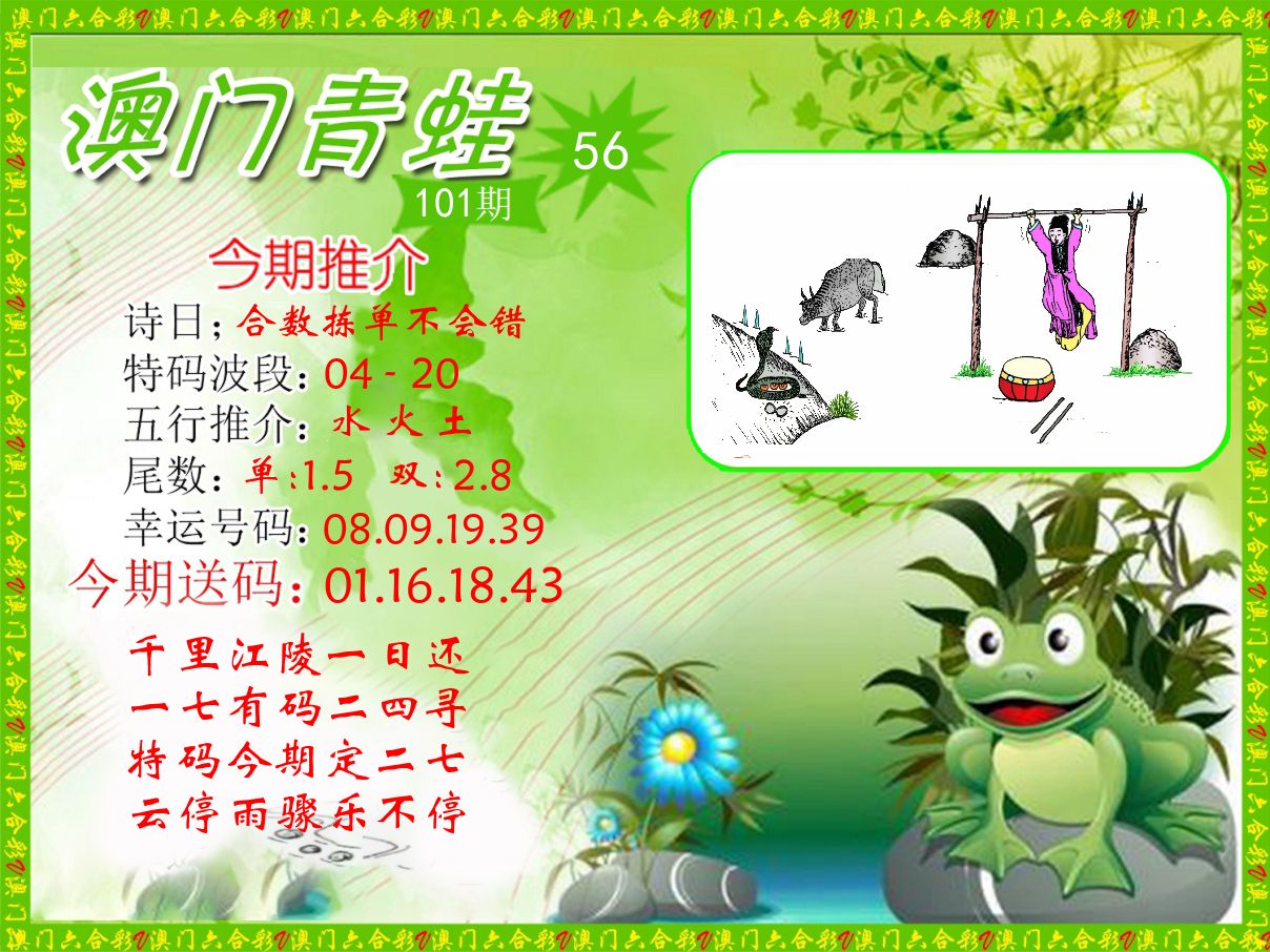 青蛙系列56 第101期