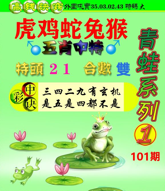 青蛙彩图 第101期
