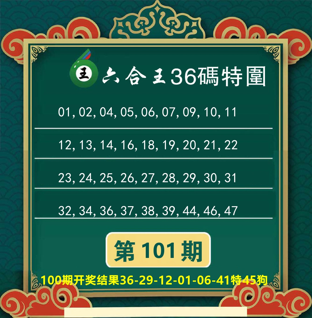 澳门特码王B 第101期