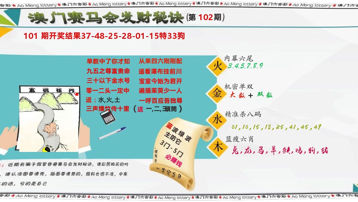发财秘诀 第102期