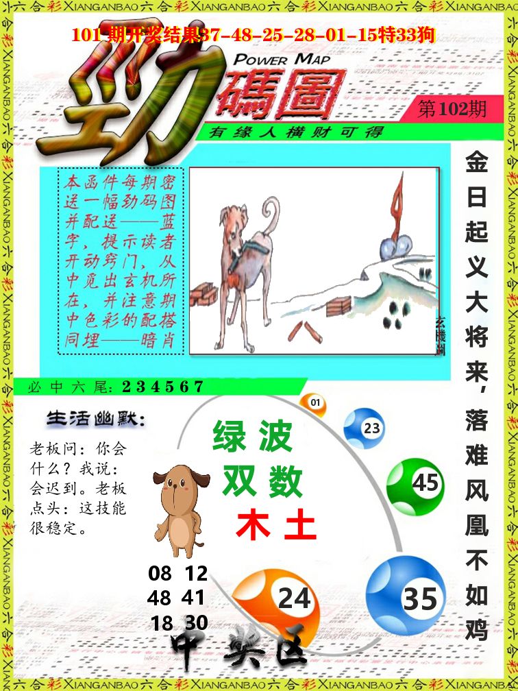 劲码图 第102期