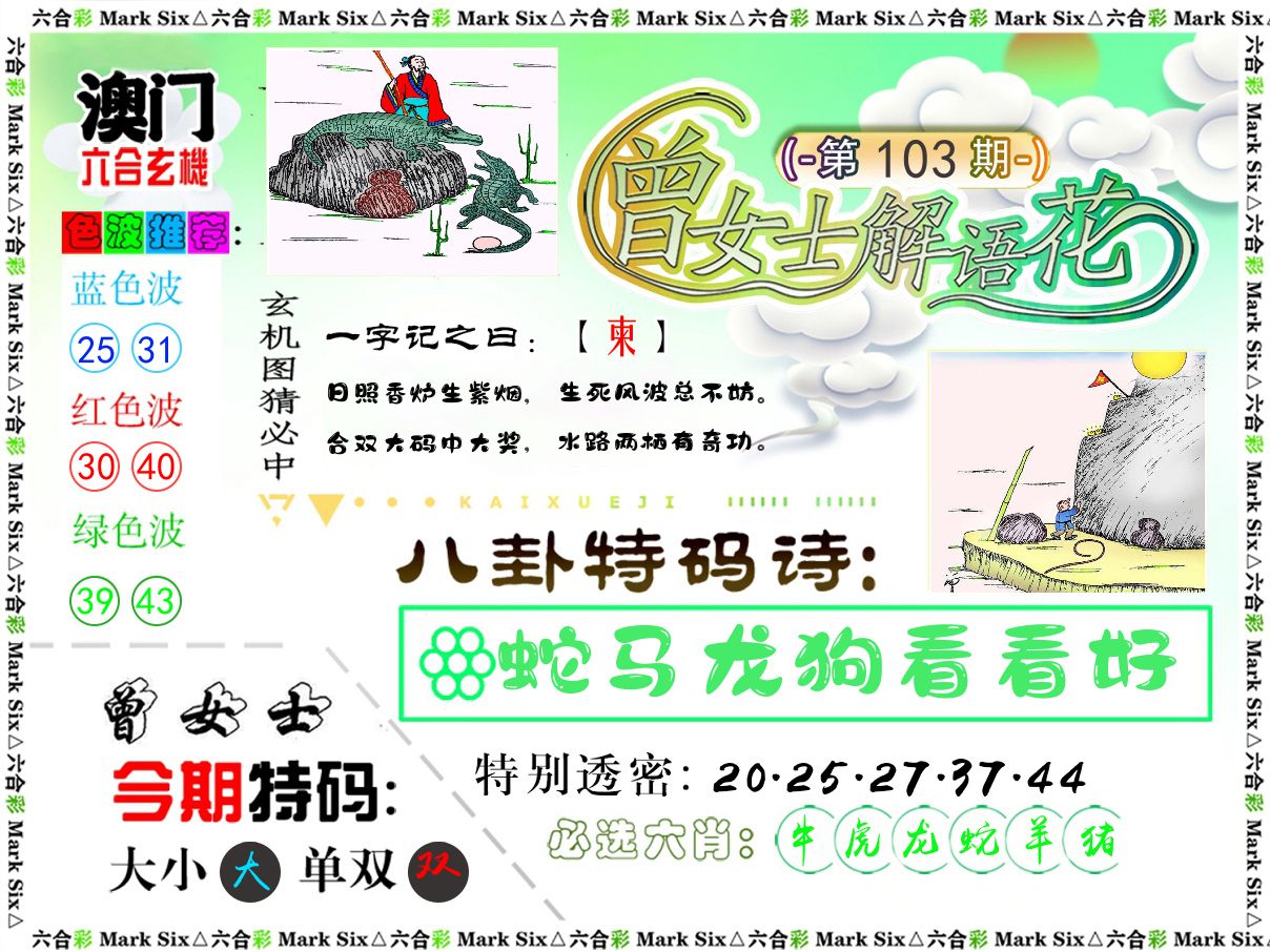 曾女士解语花 第103期