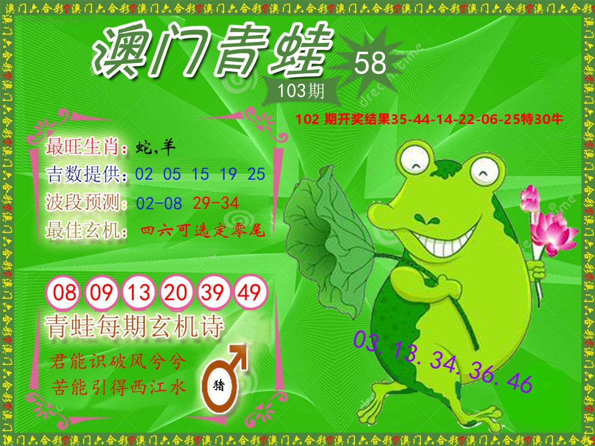 青蛙系列58 第103期