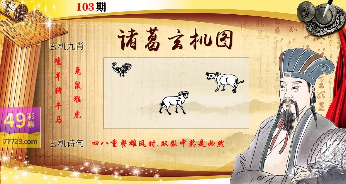 诸葛玄机图 第103期