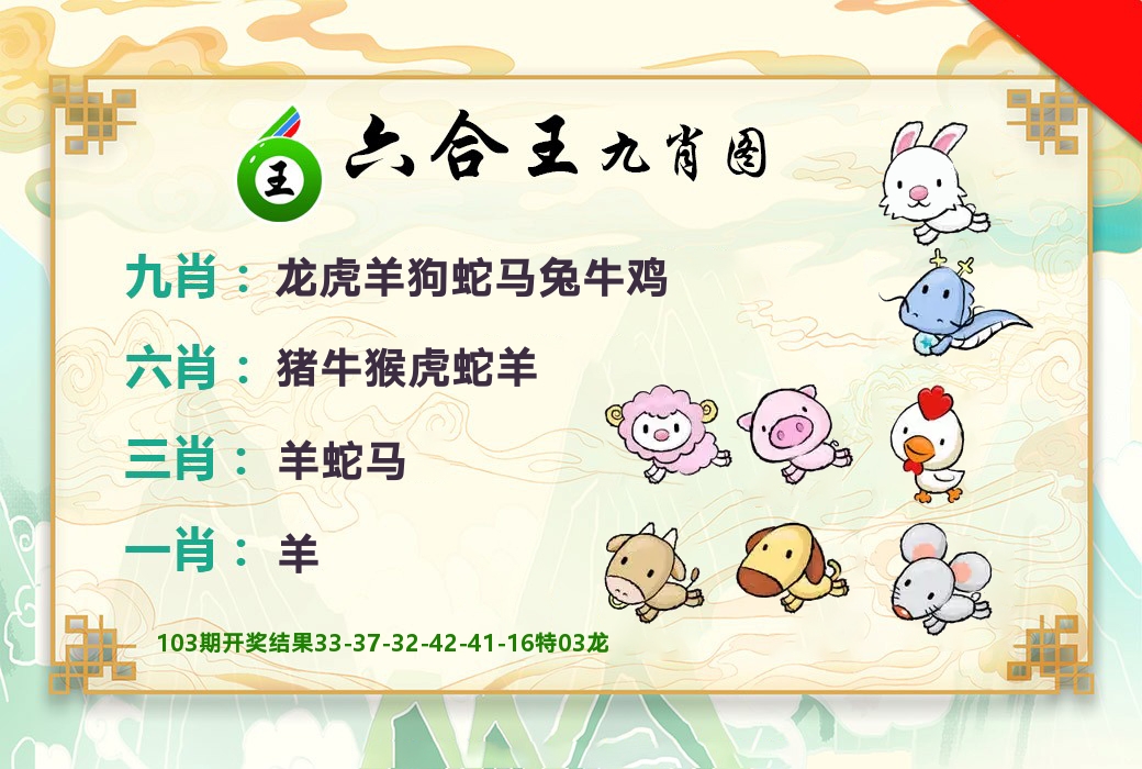 六合王九肖图 第104期