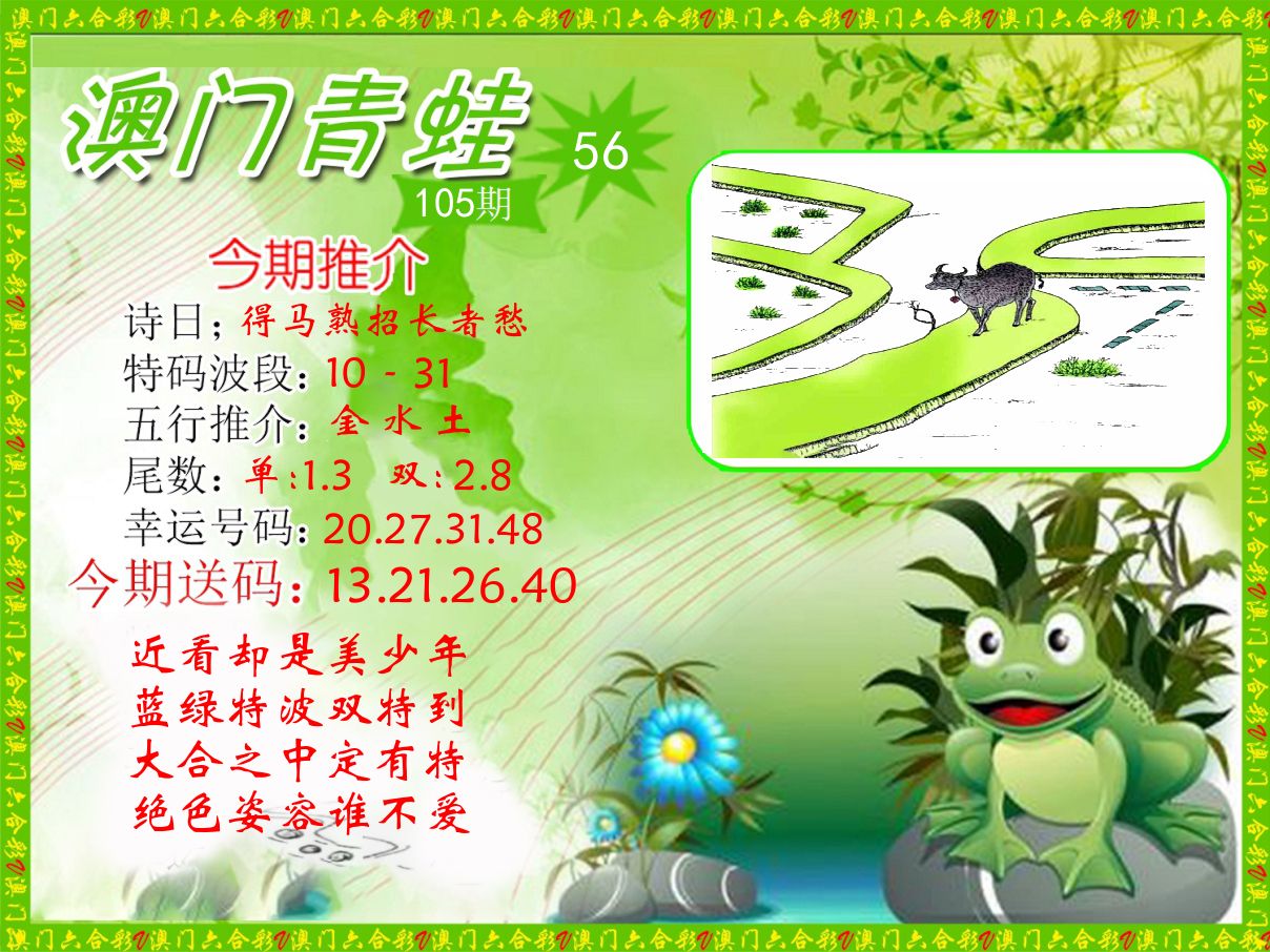 青蛙系列56 第105期