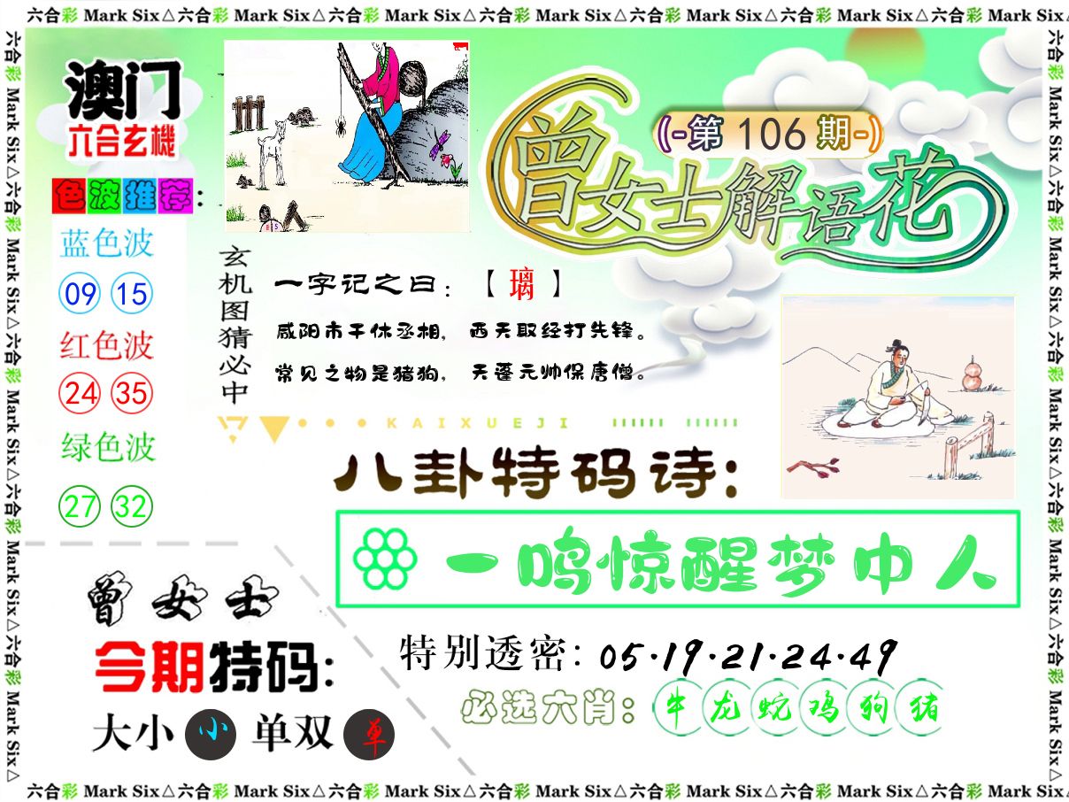 曾女士解语花 第106期