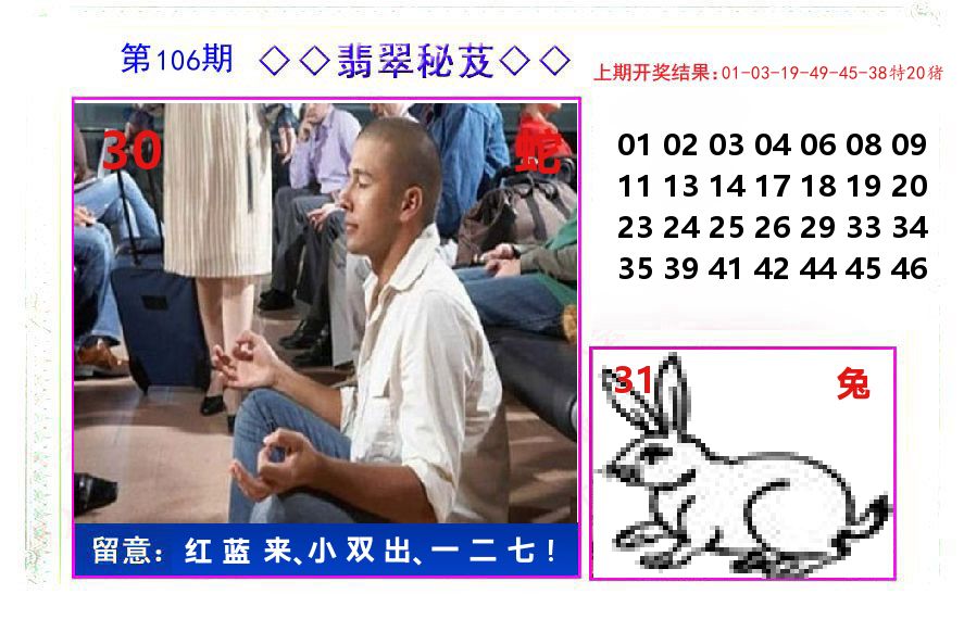翡翠秘芨 第106期