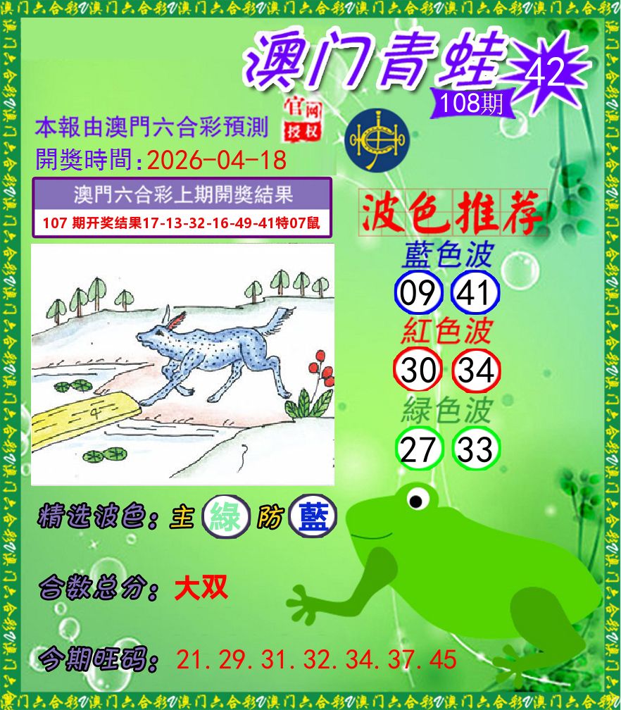 青蛙系列42 第108期