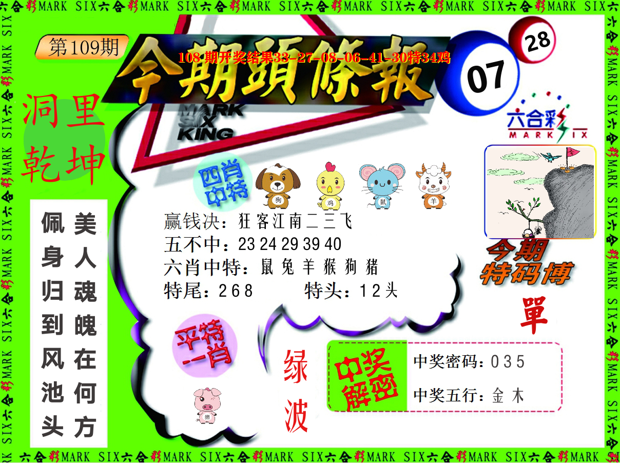 今期头条报 第109期