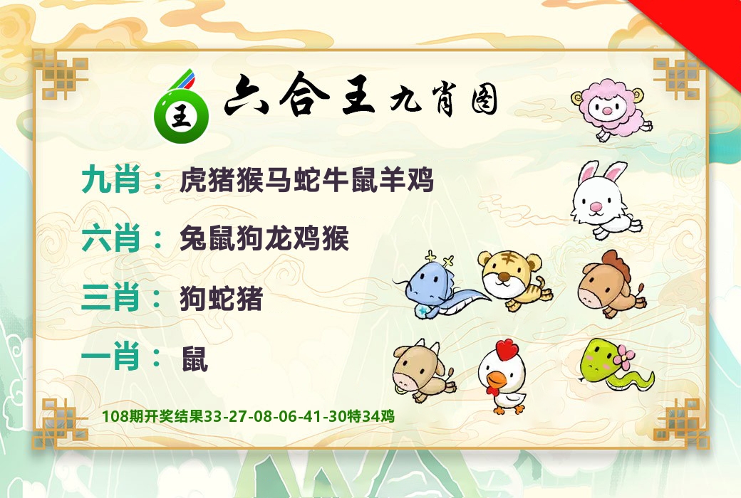 六合王九肖图 第109期