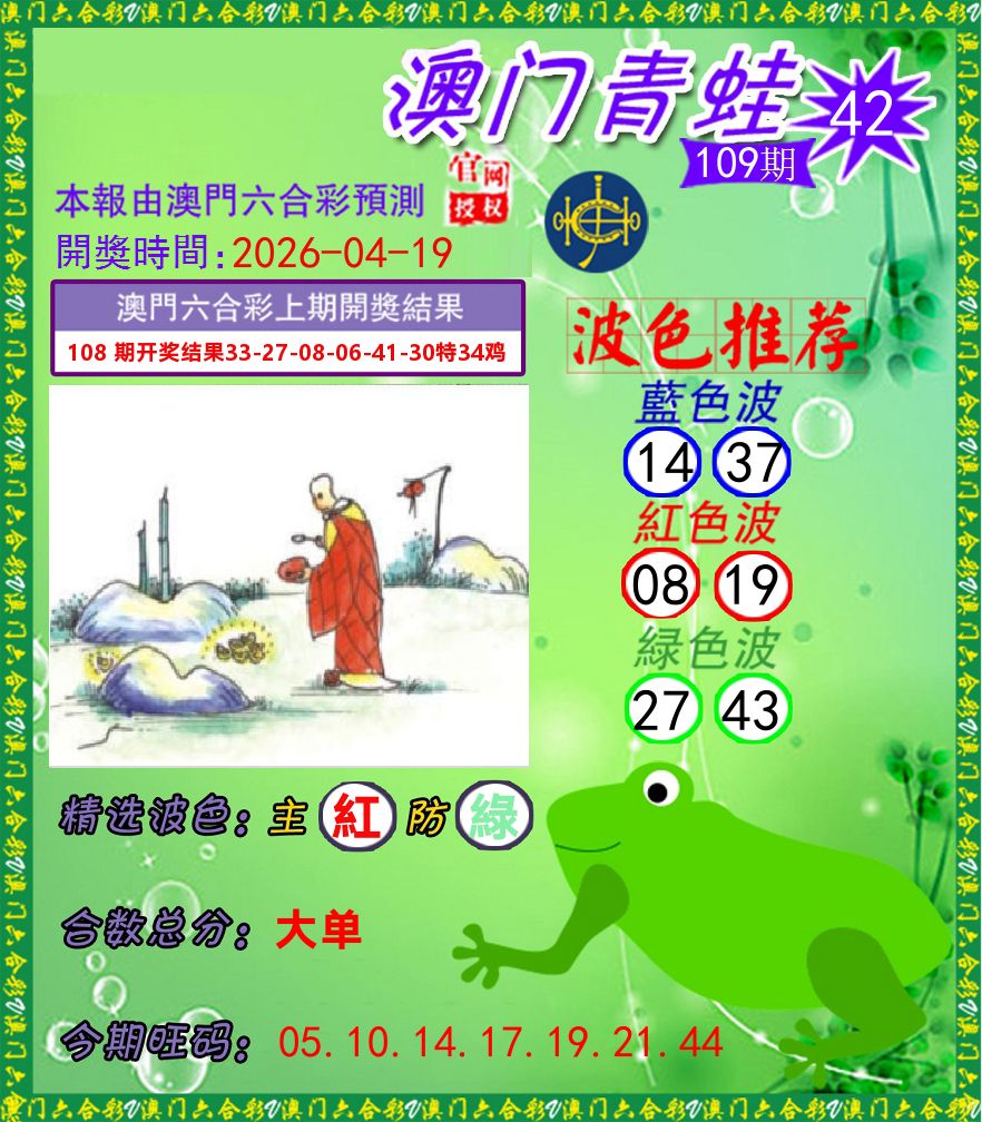 青蛙系列42 第109期