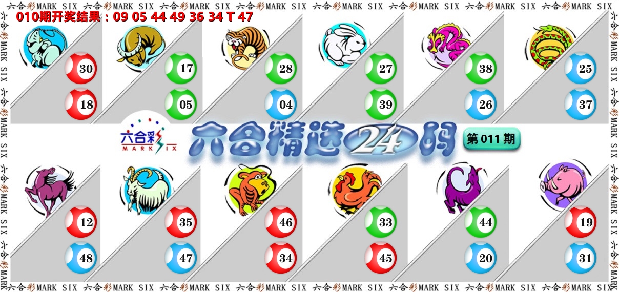 六合精选24码 第11期