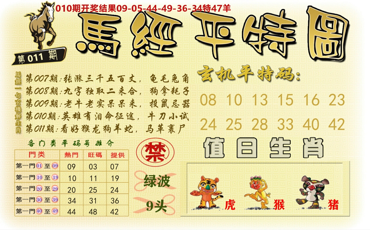 澳门平特图 第11期