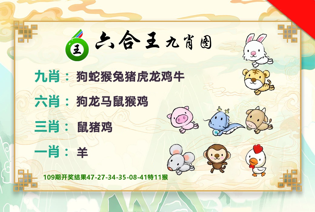 六合王九肖图 第110期