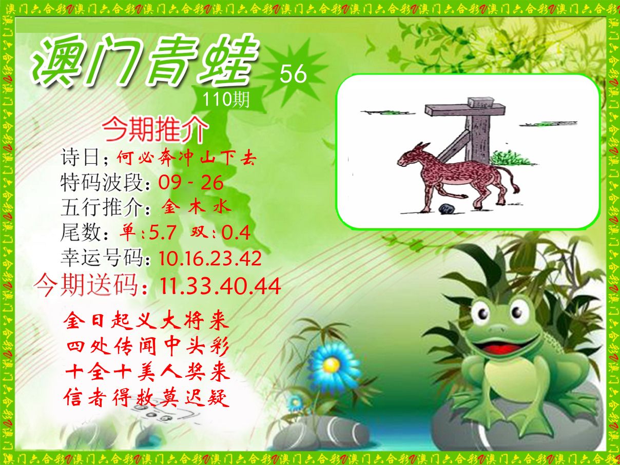 青蛙系列56 第110期