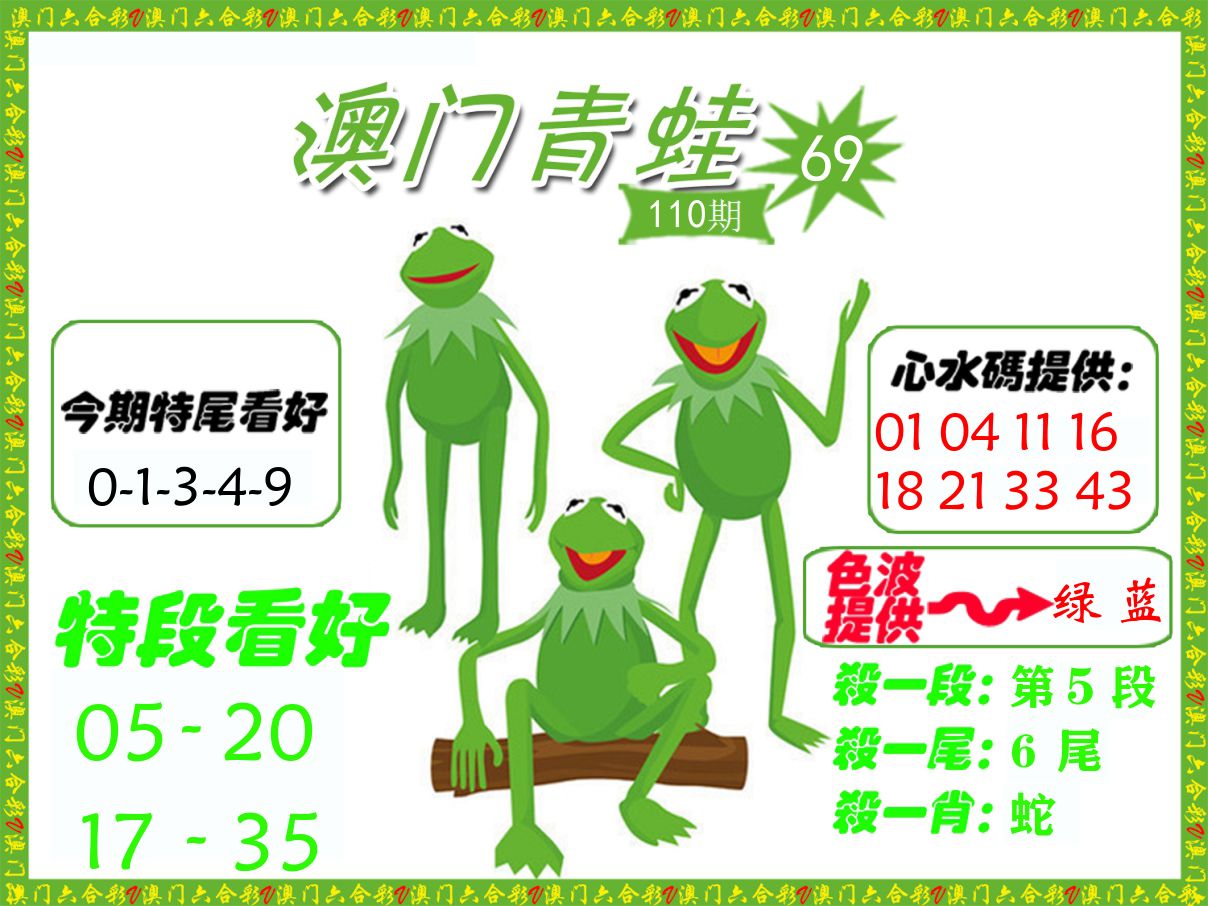 青蛙系列69 第110期