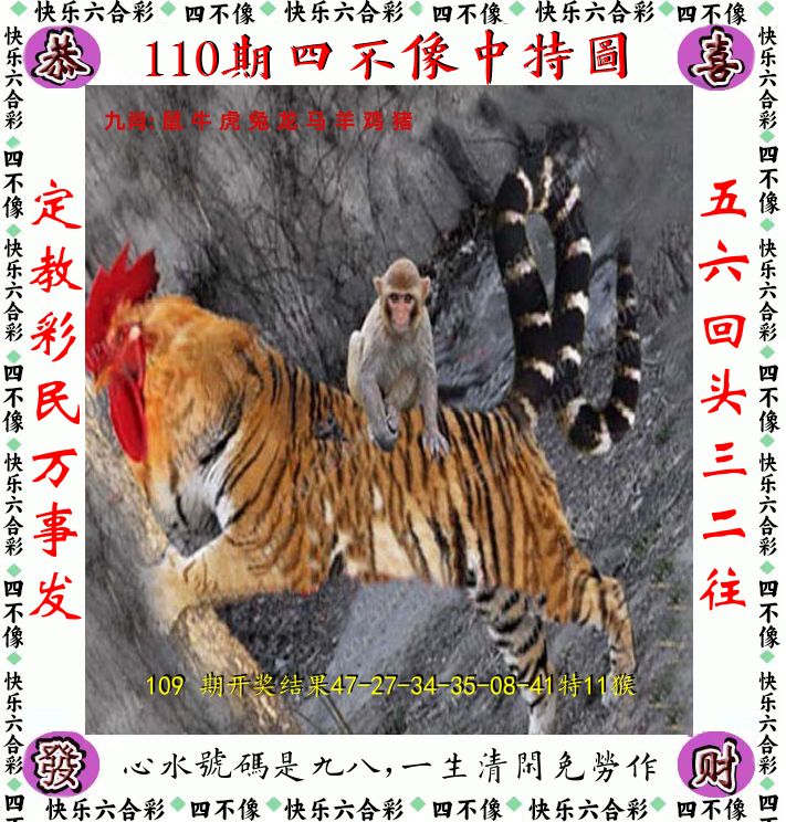 四不像 第110期