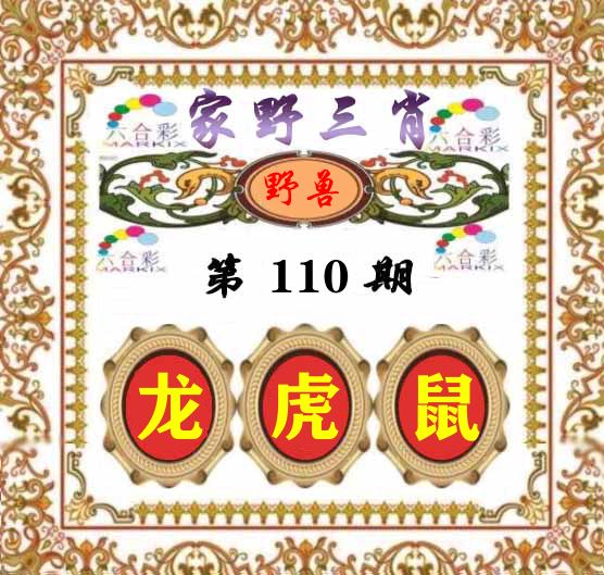 家野三肖 第110期