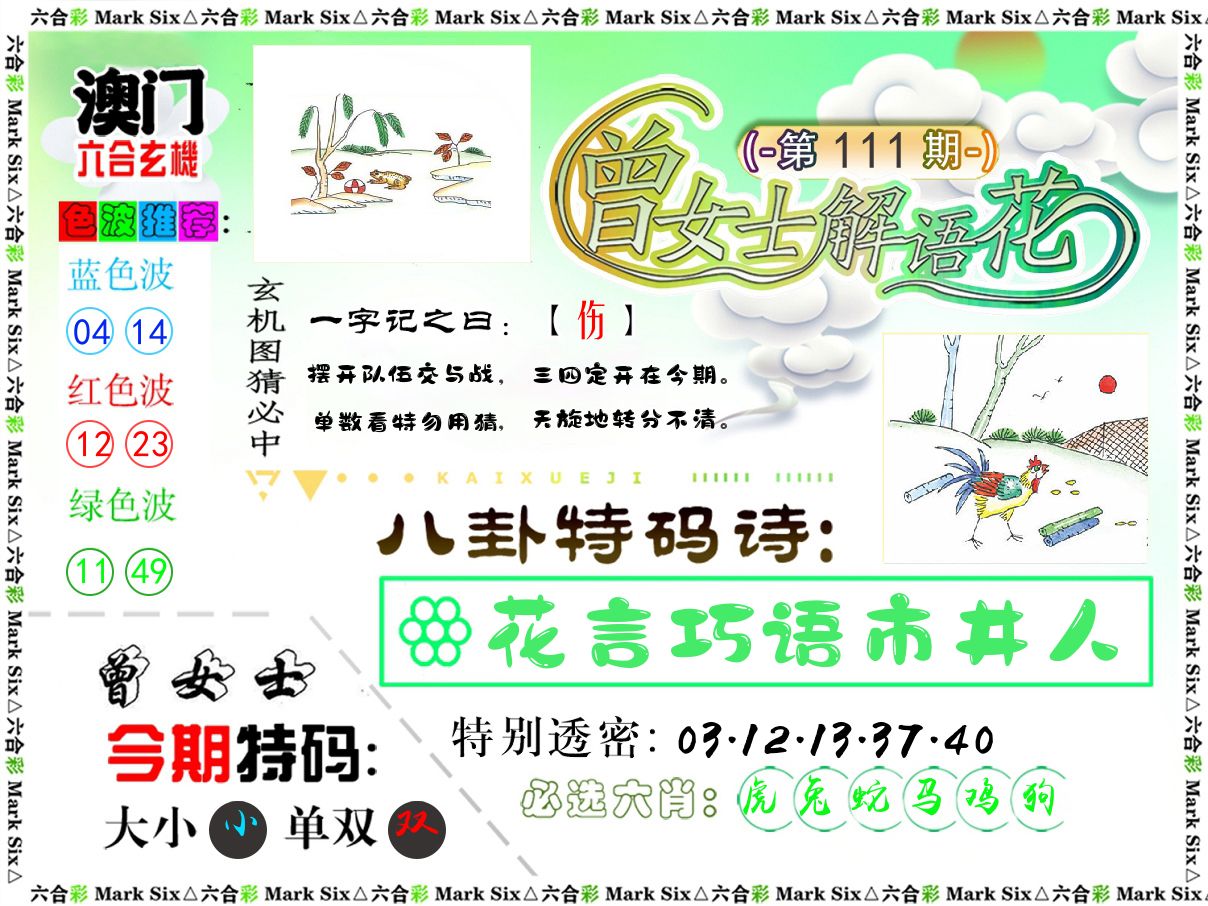 曾女士解语花 第111期
