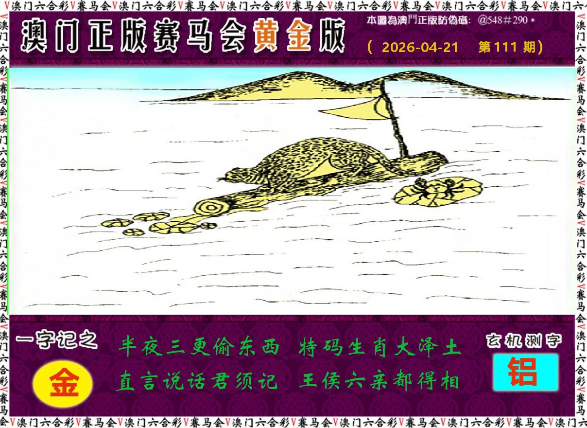 赛马会黄金版 第111期