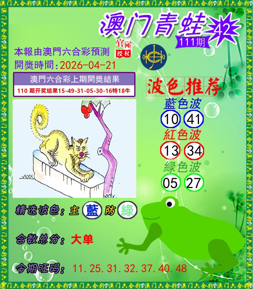 青蛙系列42 第111期