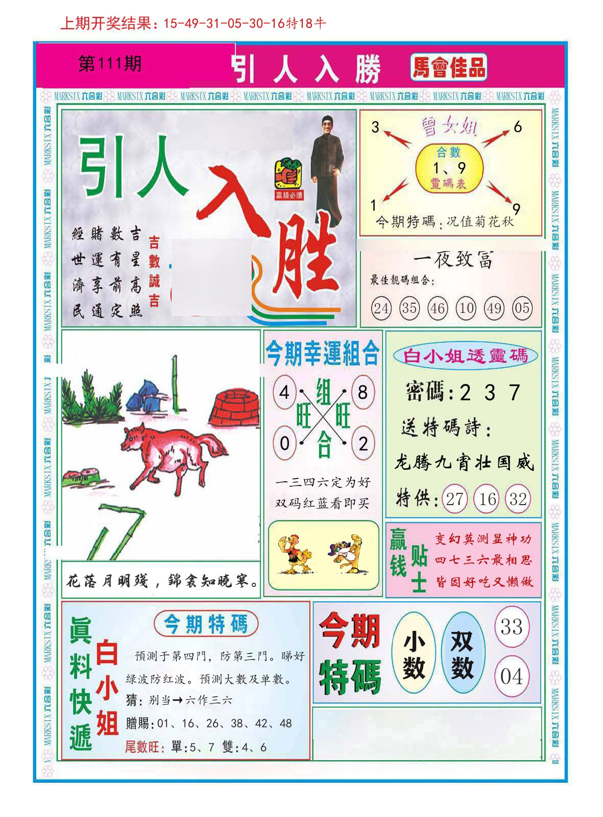 引人入胜 第111期