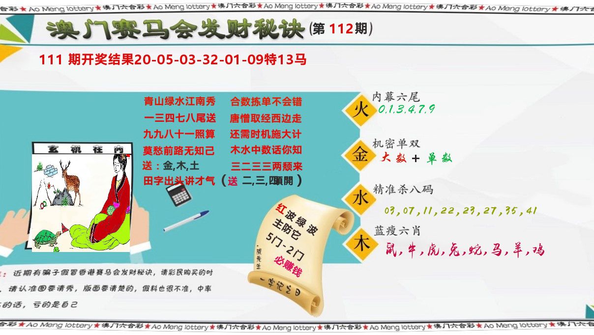 发财秘诀 第112期