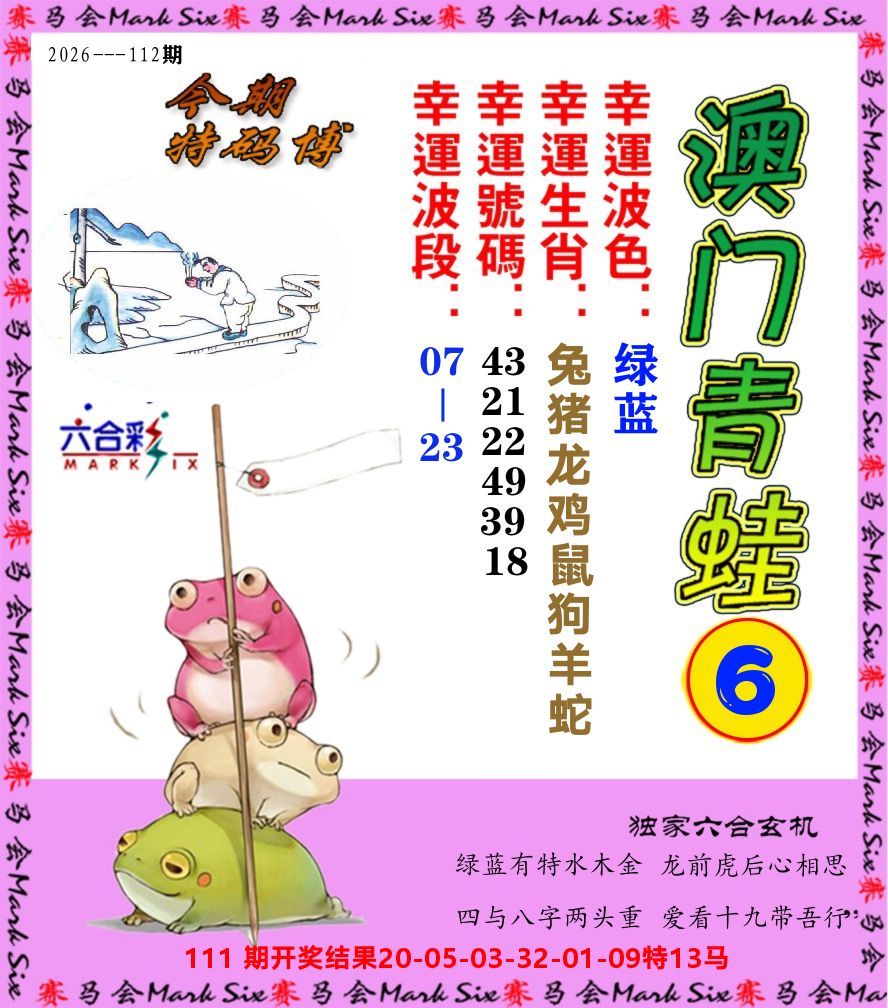 青蛙系列6 第112期