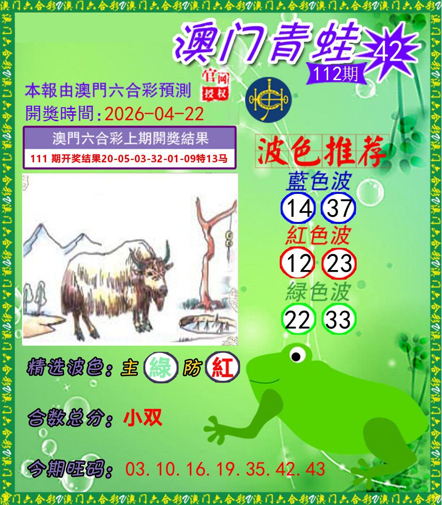 青蛙系列42 第112期