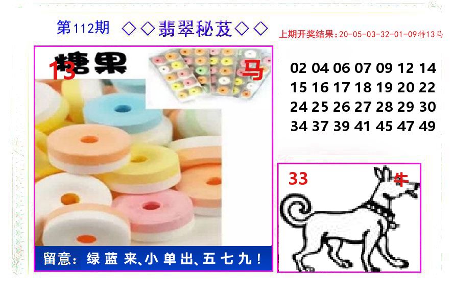 翡翠秘芨 第112期