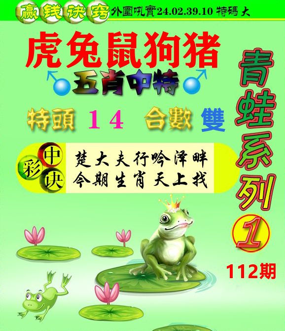 青蛙彩图 第112期