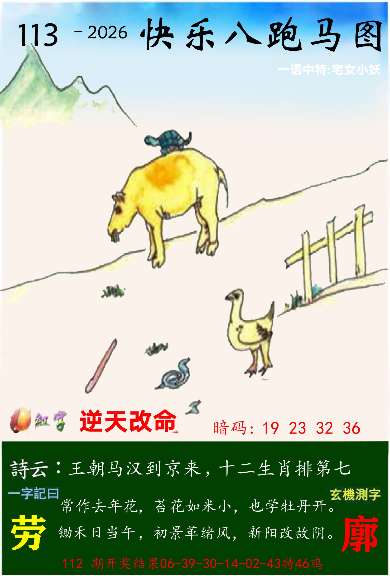 澳门跑马 第113期