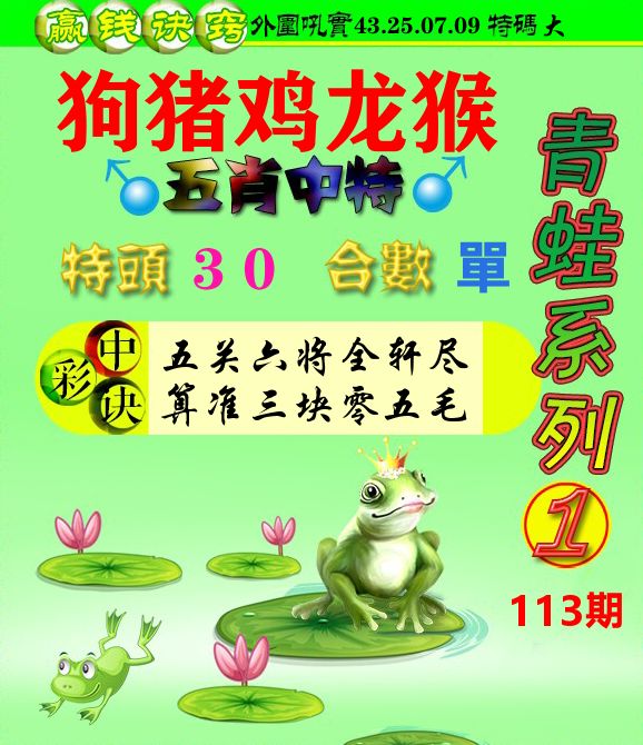 青蛙彩图 第113期
