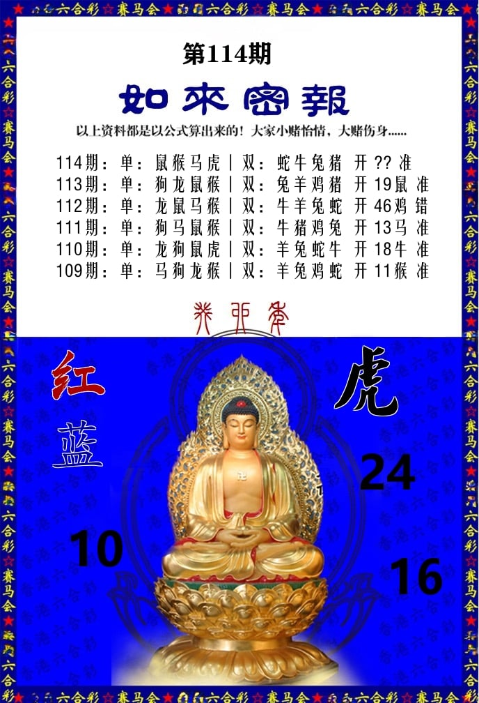 如来密报 第114期