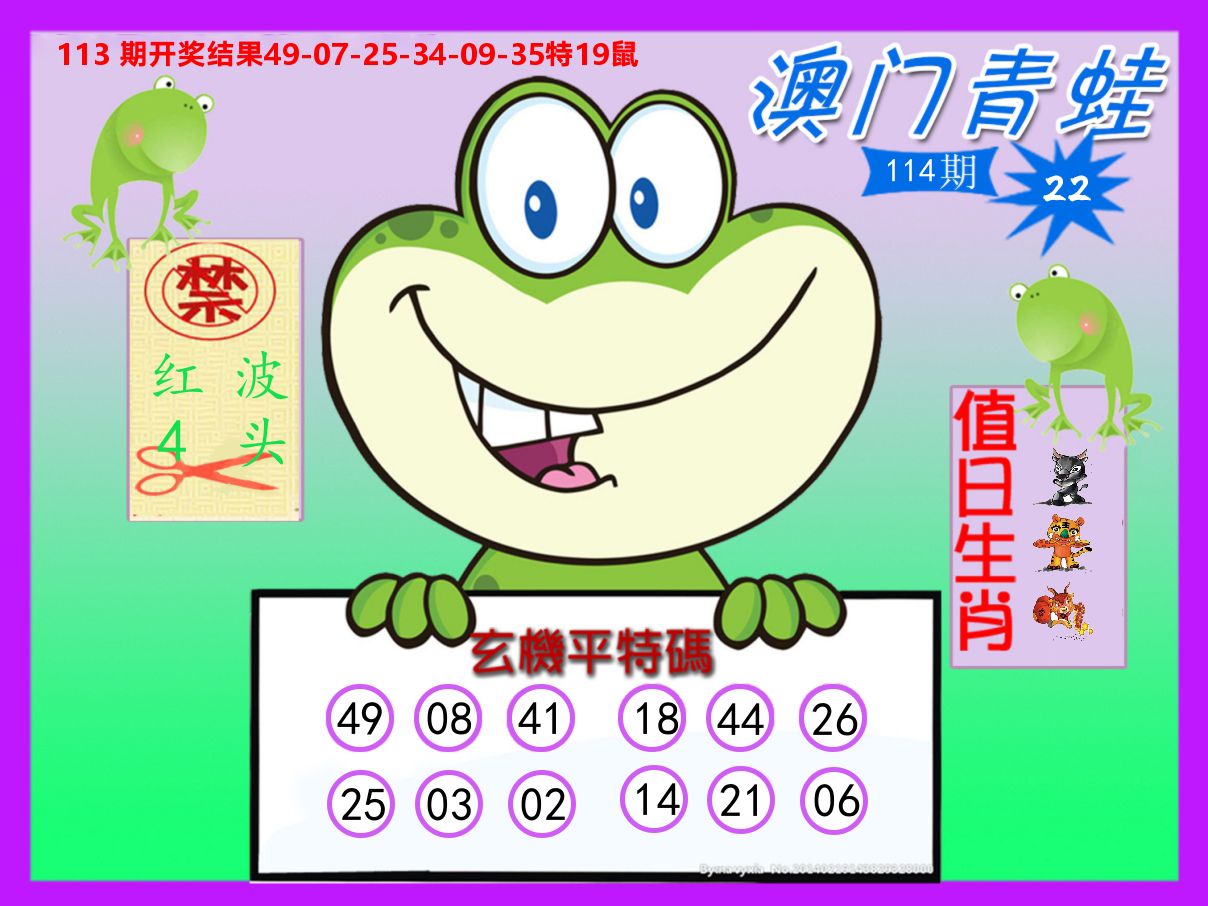 青蛙系列22 第114期