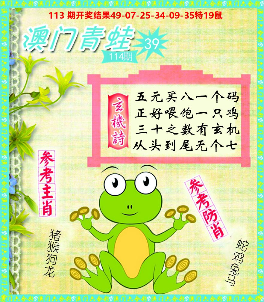 青蛙系列39 第114期