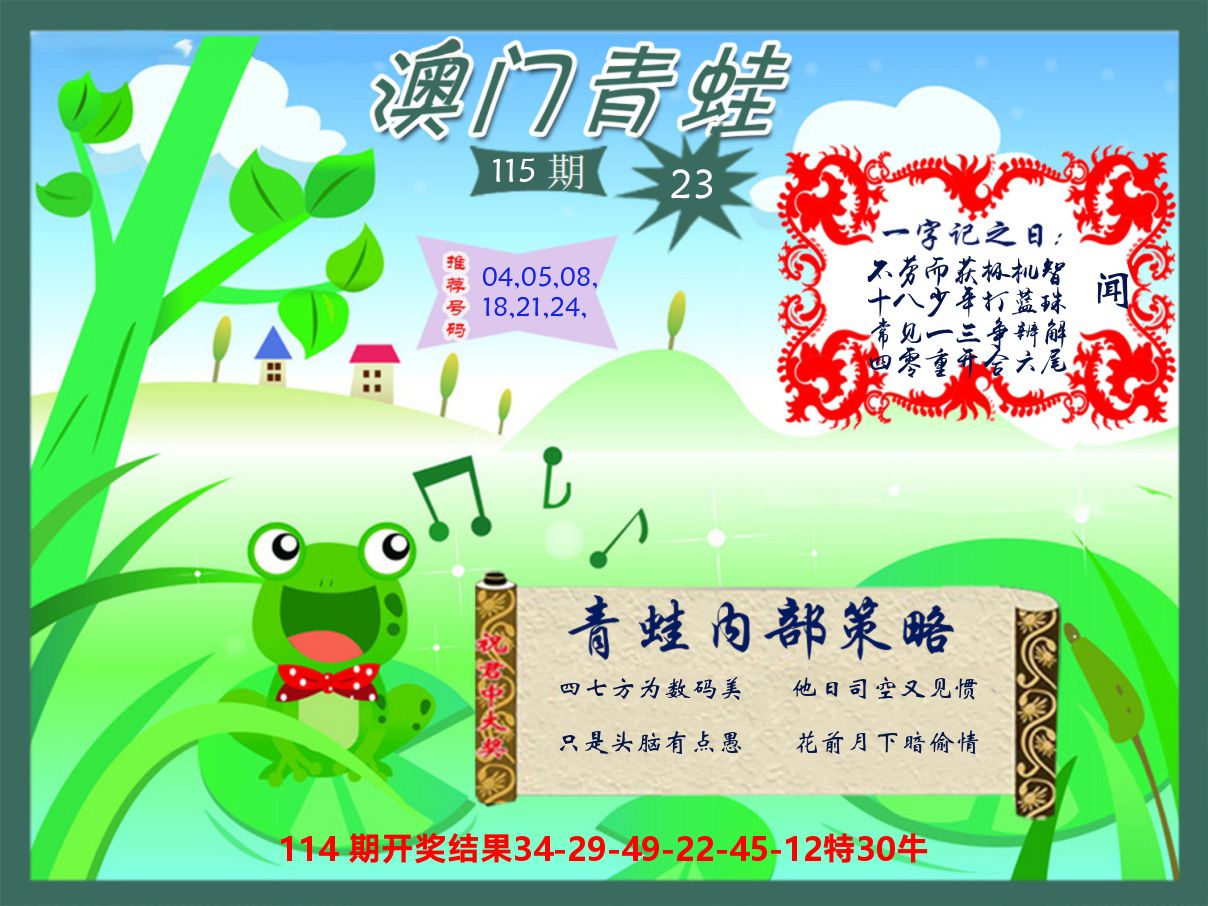 青蛙系列23 第115期