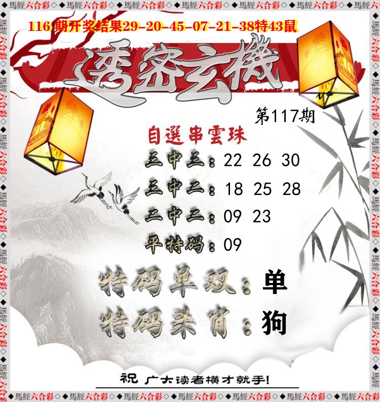 透密玄机 第117期