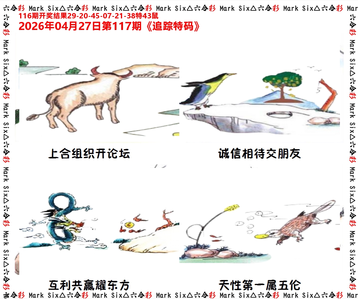 追踪特码 第117期