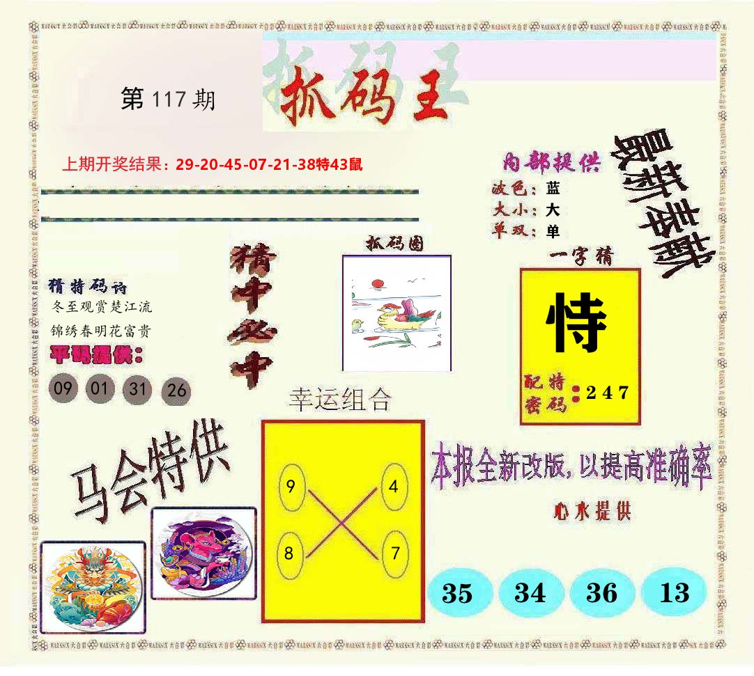 抓码王 第117期