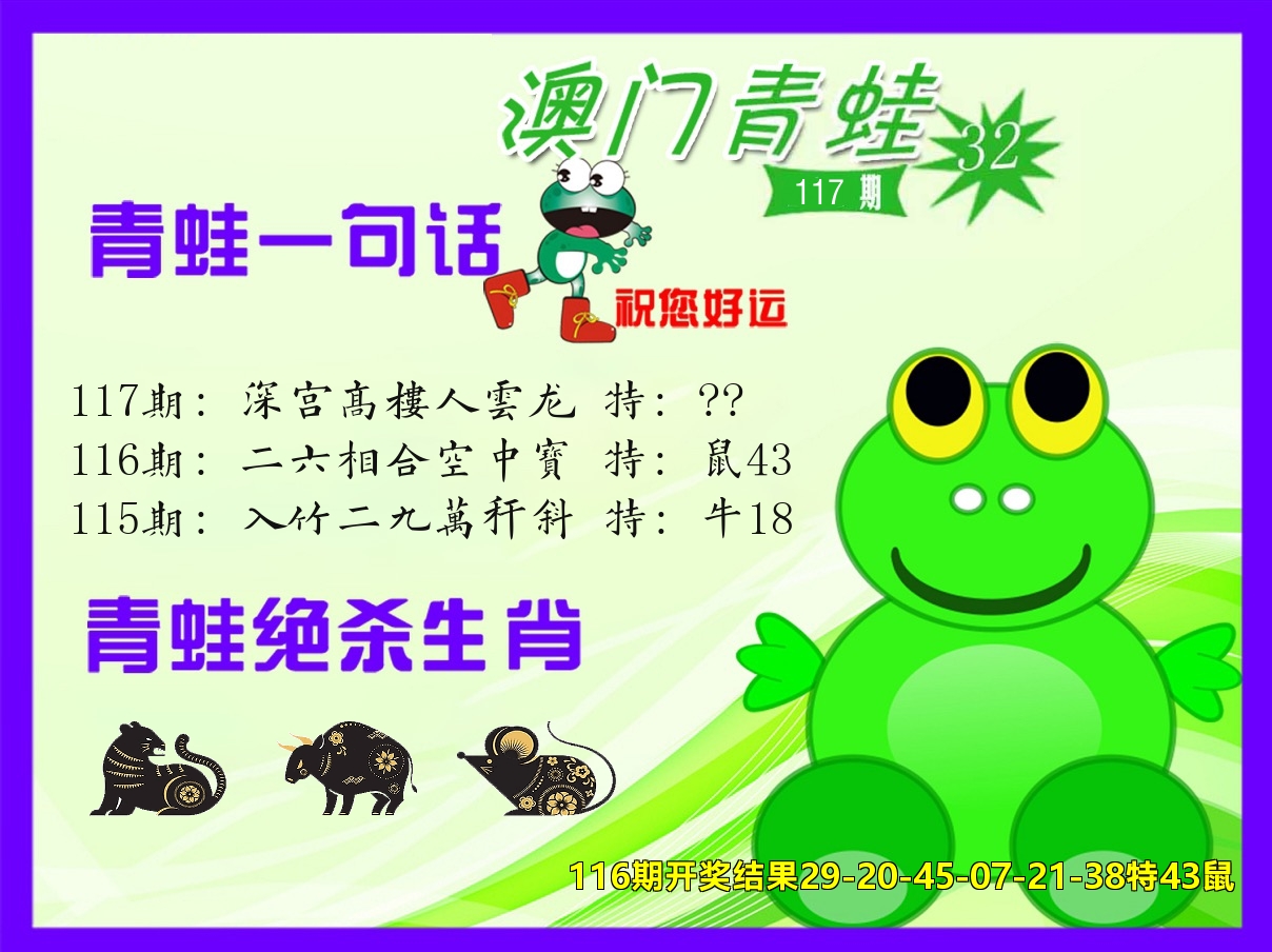青蛙系列32 第117期