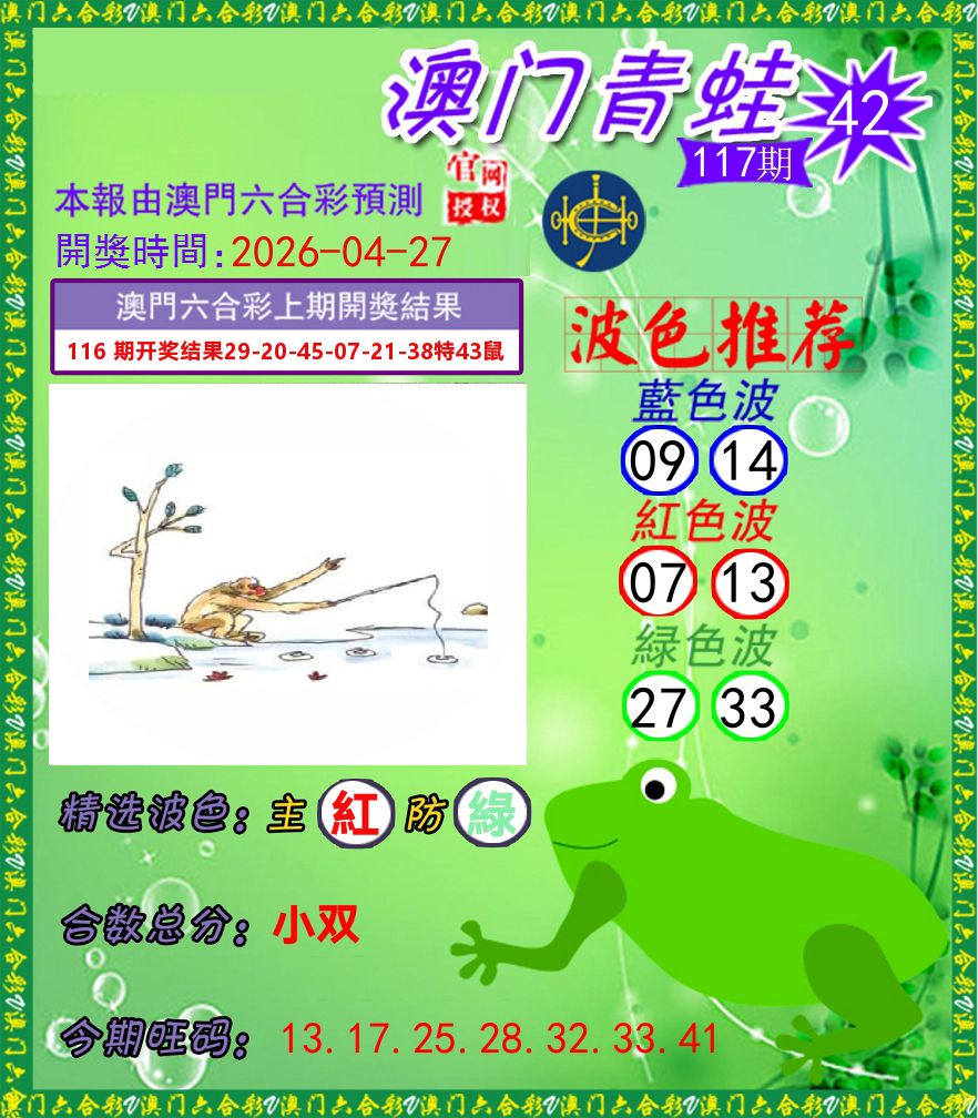青蛙系列42 第117期
