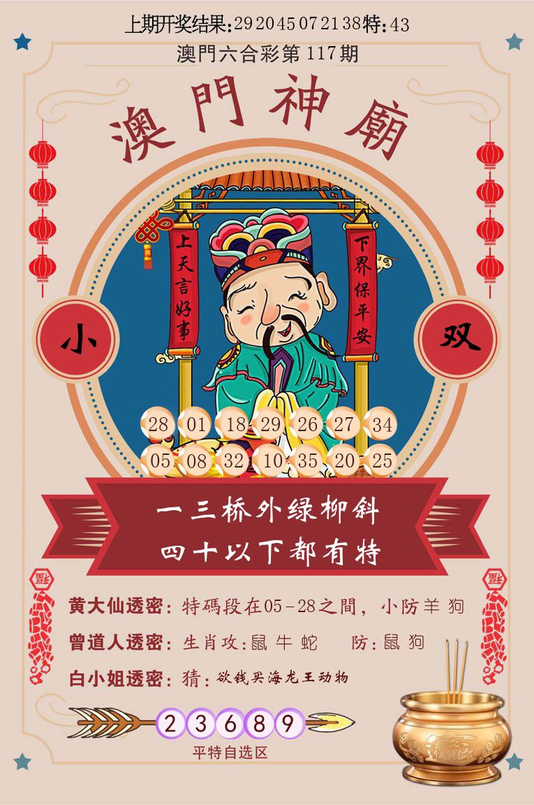 澳门神廟 第117期