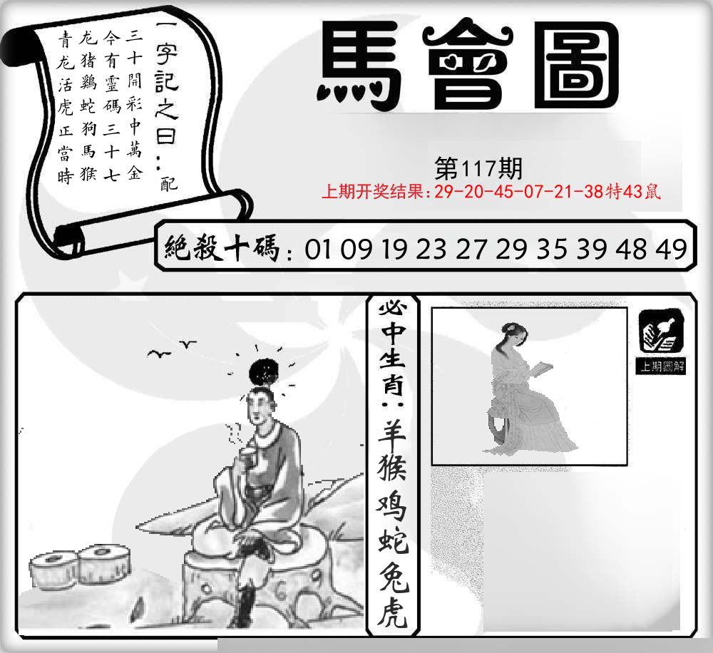 马会图 第117期