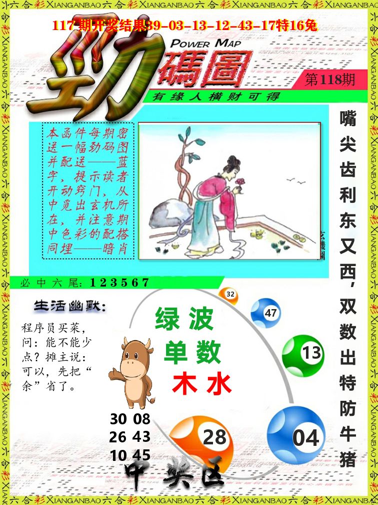 劲码图 第118期