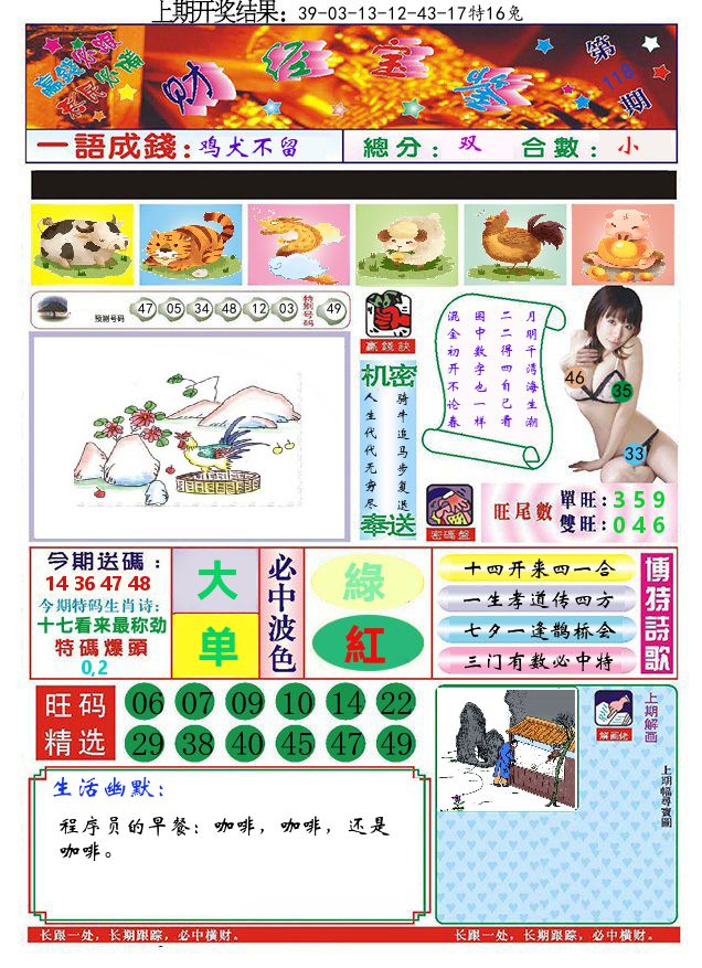 澳门财经宝鉴 第118期